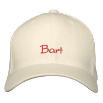Bart Name Cap / Hat Embroidered Baseball Caps