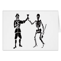 Bart Roberts #2-Black Greeting Cards