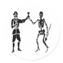 Bart Roberts-Black Round Sticker