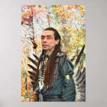 Bart Standing Elk Cartwright Poster