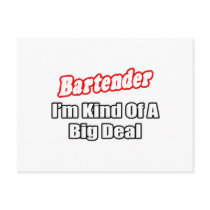 Bartender...Big Deal Postcards