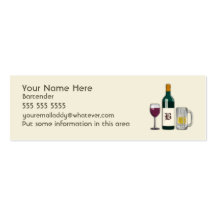 Bartender Bone Business Card