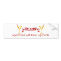 Bartender Bumper Sticker