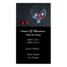 Bartender Business Card