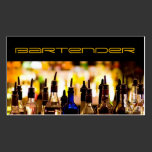 Bartender Business Card business cards