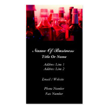 Bartender Business Card