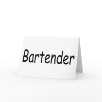 Bartender cards by BacheloretteGirl Bartender cards