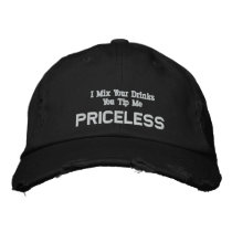 BARTENDER embroidered hats