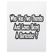 Bartender Joke...Two Thumbs Letterhead