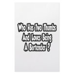 Bartender Joke...Two Thumbs Stationery