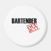 Bartender LIght Refrigerator Magnet
