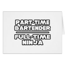 Bartender / Ninja Cards