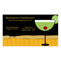 Bartender/Owner Bar Business Cards