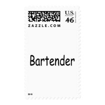 Bartender Postage Stamp