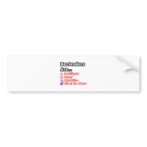 Bartender Quiz...Joke Bumper Sticker