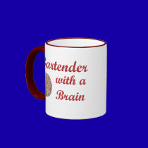 Bartender With a Brain mugs