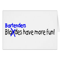 Bartenders Have More Fun Card