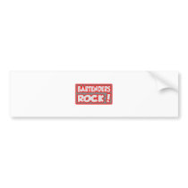 Bartenders Rock! Bumper Stickers