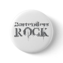 Bartenders Rock Pinback Buttons