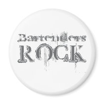 Bartenders Rock Magnets