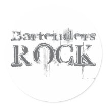 Bartenders Rock Sticker