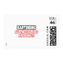 Bartending...Cool Kids Postage Stamps