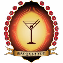 Bartending Mandorla photo sculptures