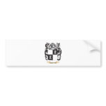 Barter Coat of Arms (Family Crest) Bumper Sticker