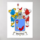 Bartha Family Hungarian Coat of Arms 11x15” Prin Print