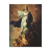 Bartolome Murillo - Assumption of the Virgin Postcard