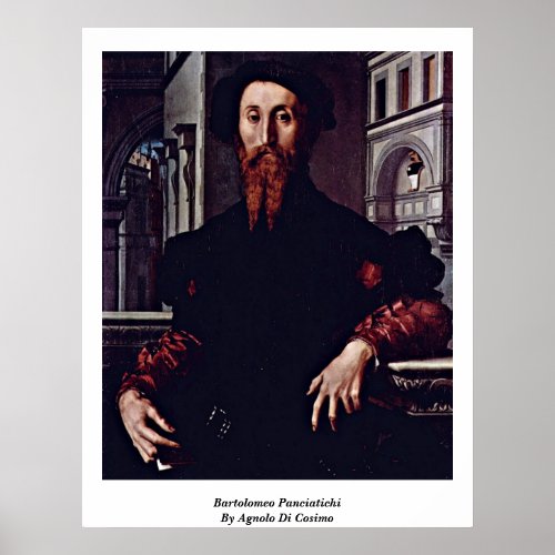 Bartolomeo Panciatichi By Agnolo Di Cosimo Posters