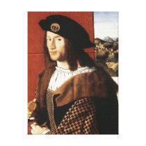Bartolomeo Veneto-Portrait of a Gentleman Canvas Print
