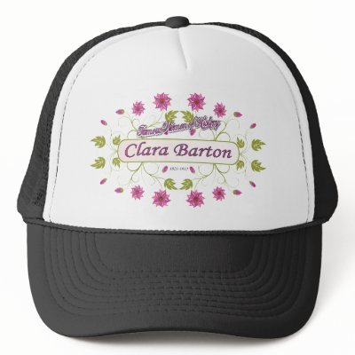 Barton ~ Clara Barton / Famous USA Women Trucker Hats by goodnewsgifts
