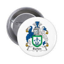Barton Family Crest Button