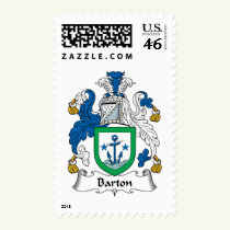 Barton Family Crest Stamps