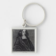 Baruch de Spinoza Keychain