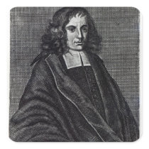 Baruch de Spinoza Square Stickers