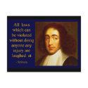 Baruch Spinoza postcards