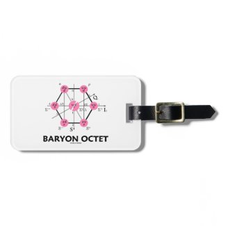 Baryon Octet (Particle Physics) Travel Bag Tags