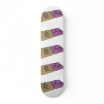 Bas as Ba Barium and S Sulfur Skateboard Deck