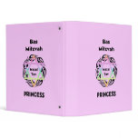 Bas Mitzvah Princess binders