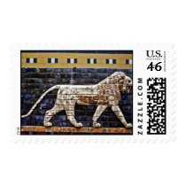 Bas Relief, Ishtar Lion Gate - Istanbul Stamp