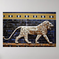 Bas Relief, Ishtar Lion Gate - Istanbul Print