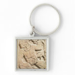 Bas relief of a warrior keychains