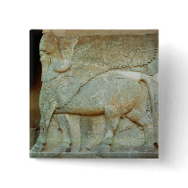 Bas-relief of an anthropomorphic bull buttons