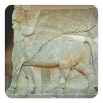 Bas-relief of an anthropomorphic bull sticker