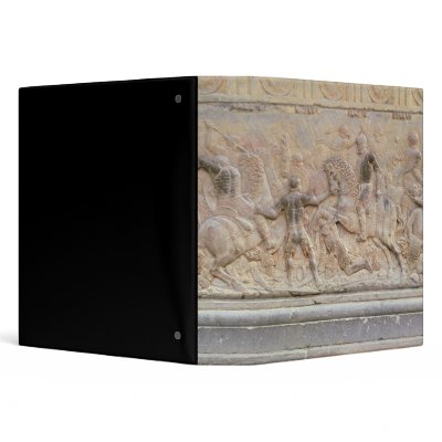 Bas relief panel 3 ring binder by bridgemanart