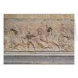 Bas relief panel greeting card