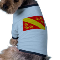 Bas Rhin, France flag Doggie T-shirt
