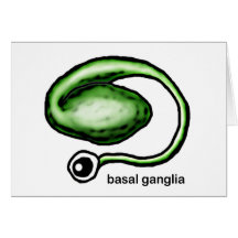 Basal Ganglia Greeting Cards